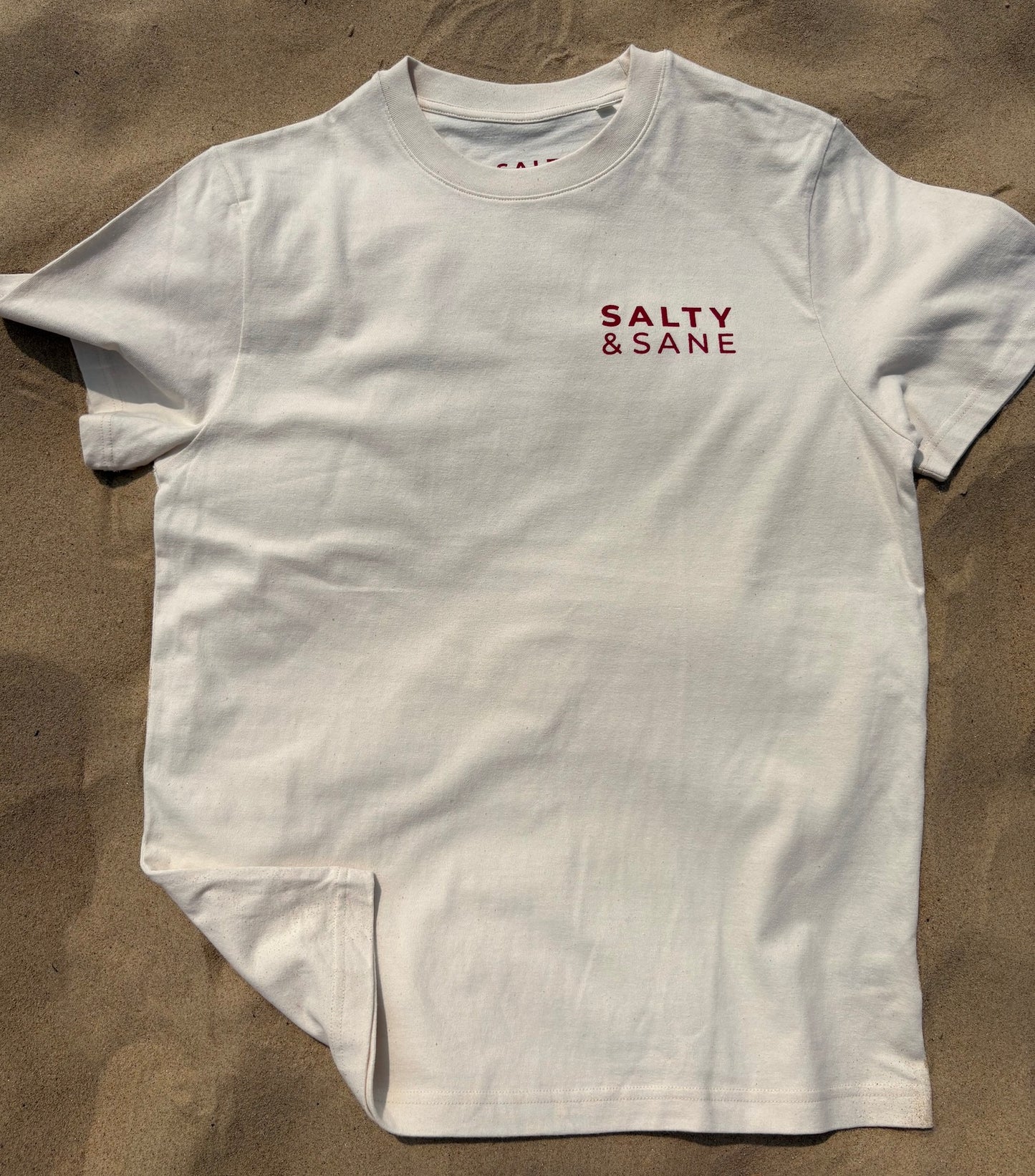 Relaxed Fit Afterglow Club T-shirt front view by Salty & Sane